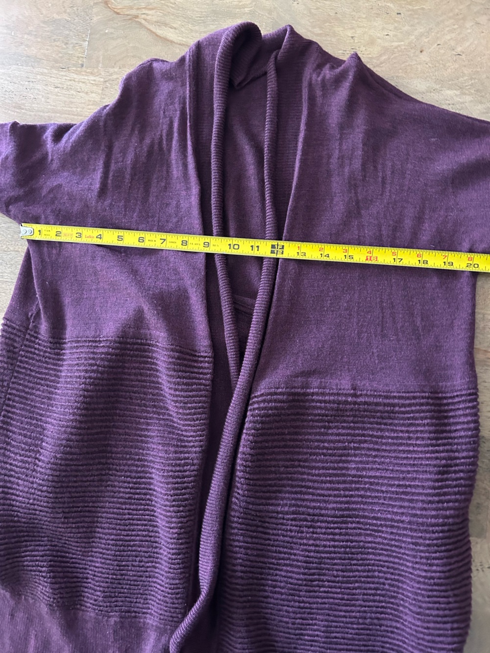 Lululemon Purple Ribbed Women's Cardigan - Picture 4 of 6